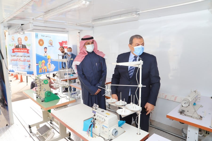 وحدات التدريب المهني المتنقلة التابعة للوزارة