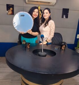 الفنانة مريم محمد والاعلامية أمنية بدير 